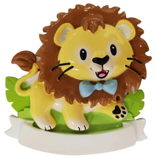 Boy Lion Cub Personalized Christmas Ornament OR2362-M - Image 3
