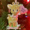 Giraffe Pink Balloon Personalized Christmas Ornament OR2236-F -The Jelly Christmas Shop OR 2236 F EDIT 92354.1666291735