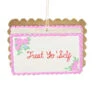 Cody Foster 4.25" Treat Yo Self Sheet Cake Christmas Ornament PO-2078 -The Jelly Christmas Shop PO 2078 1 64829.1691613495