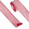 Raz 2.5" Red And White Striped Wired Christmas Ribbon R4271811 -The Jelly Christmas Shop R4271811 63812.1687179432