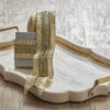Raz 2.5" Embellished Gold Lame Wired Christmas Ribbon R4327761 -The Jelly Christmas Shop R4327761 73575.1686746624