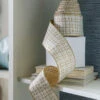 Raz 4" White And Gold Tweed Wired Christmas Ribbon R4371783 -The Jelly Christmas Shop R4371783 2 52493.1686688868
