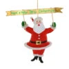 Cody Foster 6.75" Holly Jolly Christmas Santa Ornament RO-3252 -The Jelly Christmas Shop RO 3252 1 38371.1691587453