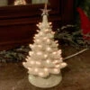 White Ceramic Lighted Christmas Tree 12" -The Jelly Christmas Shop api0figcc 31278.1646091920