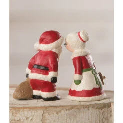 Bethany Lowe Set Of 2 Kissing Mr. And Mrs. Claus Figure TL0234 -The Jelly Christmas Shop api0fzaxn 67722.1649183782