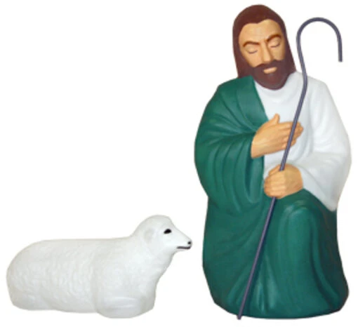 Blow Mold Life Size Christmas Nativity 10pc Set - Image 2