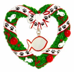 Kitty's First Christmas Wreath Personalized Christmas Ornament OR1613 -The Jelly Christmas Shop api1xyb2d 88877.1646091876