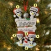 Penguin Family Of 4 At The North Pole Personalized Christmas Ornament OR1739-4 -The Jelly Christmas Shop api2g2frz 92006.1646091876