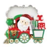 3.5" Santa In Train Personalized Christmas Ornament OR1260-2 -The Jelly Christmas Shop api5hiwcb 27121.1646091909