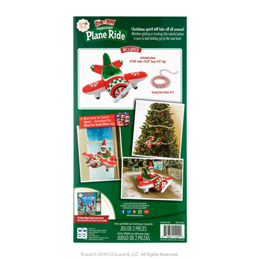 Elf On The Shelf Scout Elves At Play Peppermint Plane Ride Accessory - Image 4
