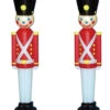 Set Of 2 Toy Soldier With Black Hat Plastic Blow Mold Decorations -The Jelly Christmas Shop api6o6ret 24375.1646091875