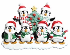 Family Personalized Christmas Ornament With 6 Penguins 7 Family Personalized Christmas Ornament With 6 Penguins -The Jelly Christmas Shop apia8buwp 07860.1646091894