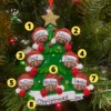 African American Christmas Tree Family Of 7 Personalized Christmas Ornament AA827-7 -The Jelly Christmas Shop apidb571e 39219.1646091909