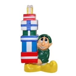 60" Santa And Elf 10 Piece Lighted Christmas Blow Mold Set -The Jelly Christmas Shop apidtwjxu 97660.1646091900