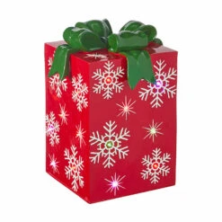 Raz 14.25" Or 21" Lighted LED Red Or Green Present Christmas Decorations -The Jelly Christmas Shop apie8rxvn 13556.1646091891