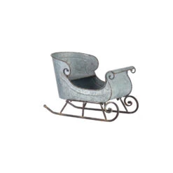 Raz 16.5" & 24.5" Galvanized Distressed Metal Sleighs Set Of 2 Christmas Decoration 4128884 -The Jelly Christmas Shop apietc04q 60049.1646091919