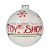 Raz 4.75" North Pole Toy Shop Glass Ball Christmas Ornament 4124529 -The Jelly Christmas Shop apifsp121 56301.1646091930