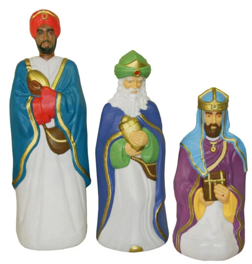 Blow Mold Life Size Christmas Nativity 10pc Set - Image 5