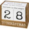 Primitive By Kathy 6.5" Days Til Christmas Block Countdown Advent Calendar 106798 -The Jelly Christmas Shop apigwkdiy 42465.1646091887