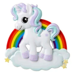 Unicorn Personalized Christmas Ornament OR1652 -The Jelly Christmas Shop apii5fc2y 58375.1646091875