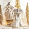Raz 16" African American White And Gold Angel Christmas Tree Topper 4115551 -The Jelly Christmas Shop apijueu9u 66597.1646091958