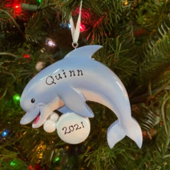 Dolphin Personalized Christmas Ornament OR1851-D 6 Dolphin Personalized Christmas Ornament OR1851-D -The Jelly Christmas Shop apijw58cb 63744.1646091926