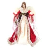 Kurt Adler 16" Red And Ivory Angel Christmas Tree Topper UL2218 -The Jelly Christmas Shop apikbysxu 03628.1646091860