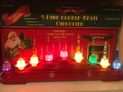 Shiny Brite Holiday Splendor Bubble Bright Light Candolier 4027850