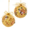 Kurt Adler 3.5" Gold Faceted Honeycomb Bee Glass Christmas Ornament T2702 -The Jelly Christmas Shop apil3ds5c 17719.1646091957