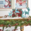 Raz 6' Retro Ornament Christmas Tree Glass Garland G4122805 -The Jelly Christmas Shop apimwp6fl 03469.1646091912