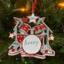 Drum Set Personalized Christmas Ornament OR640 -The Jelly Christmas Shop apin0c46t 19059.1646091874