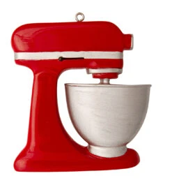 Red Baker's Mixer Personalized Christmas Ornament OR1756 -The Jelly Christmas Shop apinbg4cm 06596.1646091882