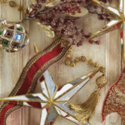 Raz 3.75' Beaded Tassel Christmas Tree Garland G4127308