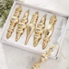 Raz 6.5" Box Of Gold Finial Glass Christmas Ornaments 4122829 -The Jelly Christmas Shop apinlwf9q 61197.1646091901