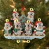 Family Personalized Christmas Ornament With 6 Penguins -The Jelly Christmas Shop apinypoix 34238.1646091892