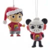 Kurt Adler 3.5" Set Of 2 Ryan's World Panda And Ryan Christmas Ornament RW1202 -The Jelly Christmas Shop apip1pw9d 30907.1646091871