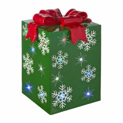 Raz 14.25" Or 21" Lighted LED Red Or Green Present Christmas Decorations -The Jelly Christmas Shop apips7tta 32727.1646091892