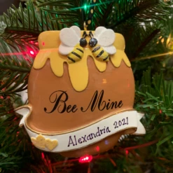 Kurt Adler 3" Beehive Personalized Christmas Ornament -The Jelly Christmas Shop apiqsjklv 38853.1646091908