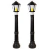 Set Of 2 Black Lamp Post Lighted Christmas Blow MoldsC5051 -The Jelly Christmas Shop apiuvefjd 02880.1646091911
