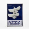 Kurt Adler 4.5" Friendship Dove Christmas Ornaments Set Of 2 C6699 -The Jelly Christmas Shop apixalj2x 31167.1646091866