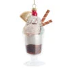 Kurt Adler 5.25" Ice Cream Sundae Glass Christmas Ornament T3108 -The Jelly Christmas Shop apixscljh 73429.1646091904