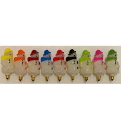 Christopher Radko Shiny Brite Holiday Splendor Snowman Bubble Light Candolier REPLACEMENT SNOWMAN