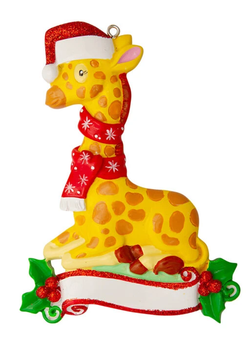 Baby Giraffe Personalized Christmas Ornament OR1850G - Image 3