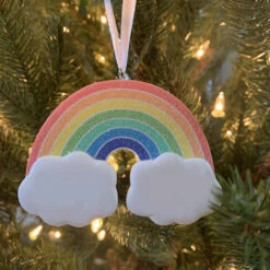 Hallmark 3.5" Rainbow Personalized Christmas Ornament 1HGO2253 -The Jelly Christmas Shop apiyn965i 92493.1646091895