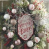 Raz 24" Mixed Peppermint Ball Ornament Christmas Wreath W4102368 -The Jelly Christmas Shop apizayfmi 01812.1646091966