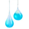 Kurt Adler 5" Blue Drop Glass Christmas Ornament D3554 -The Jelly Christmas Shop d3554 base 70984.1653324561