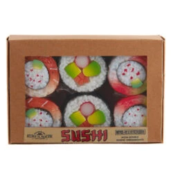 Kurt Adler 6 Piece Boxed Set Of Sushi Christmas Ornament D4063