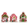 Kurt Adler Set Of 3 Battery Operated Lighted Claydough Gingerbread Candy House Christmas Ornament D4107 -The Jelly Christmas Shop d4107 83762.1653329771