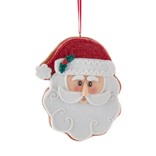 Kurt Adler 4.85" Set Of 4 Claydough Cookie Christmas Ornament D4156 - Image 2