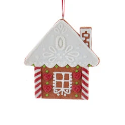 Kurt Adler 4.85" Set Of 4 Claydough Cookie Christmas Ornament D4156 -The Jelly Christmas Shop d4156b 13431.1677688116